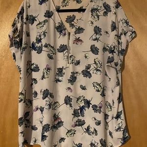 Women’s Chiffon Blouse with Zipper